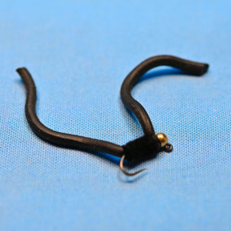 Tungsten Squirmy Worm Black|10|12|14