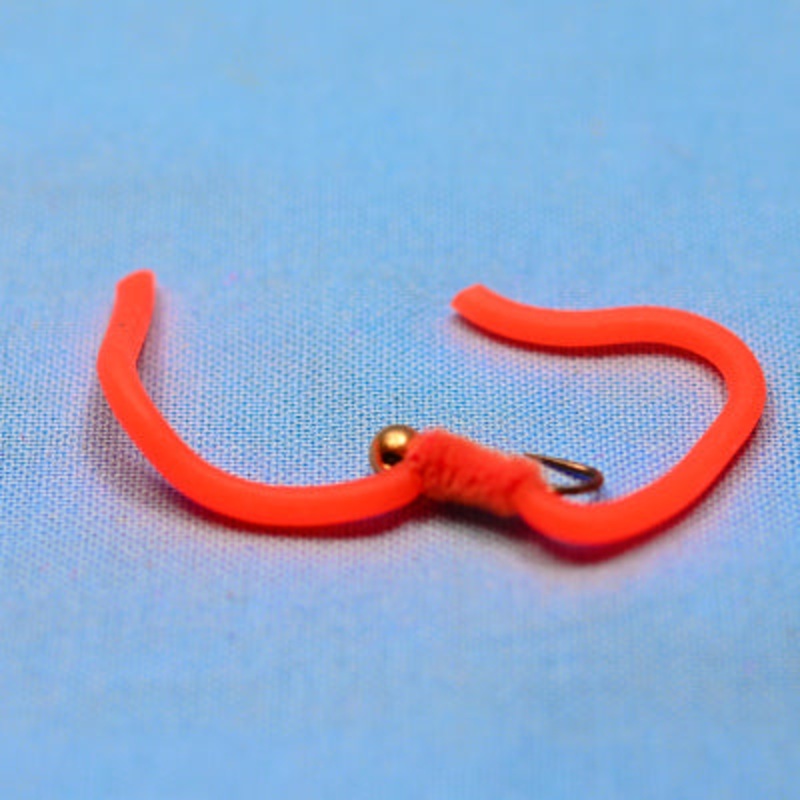 Tungsten Squirmy Worm Orange|10|12|14