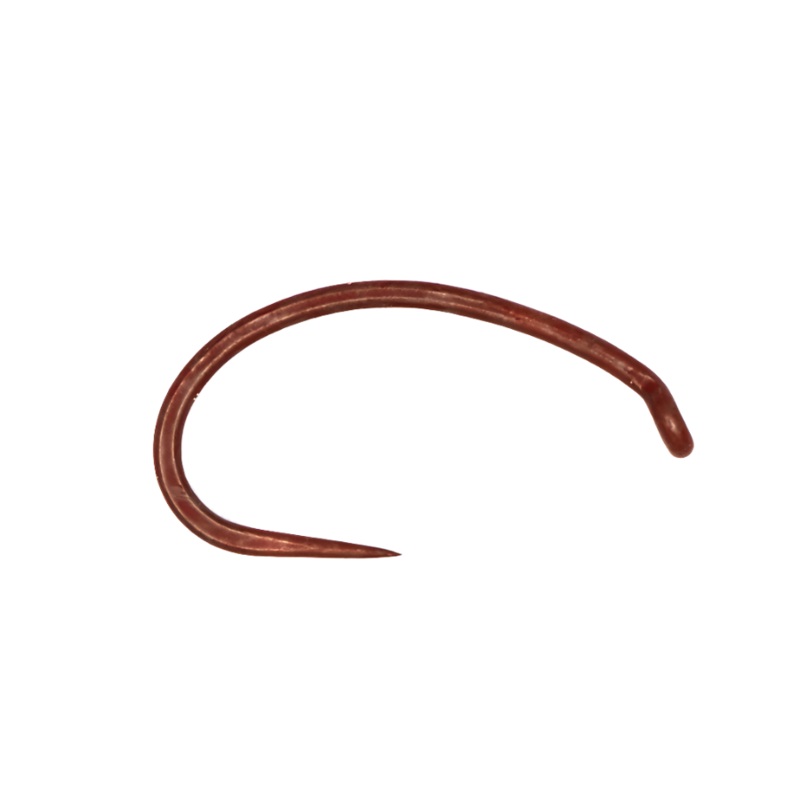 Daiichi 1925 – Select Series Barbless Scud Hook – Matte Brown