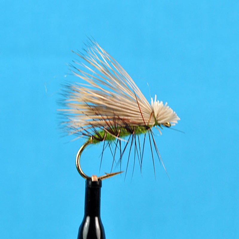 Elk hair caddis olive|8|10|12|14|16|18|20