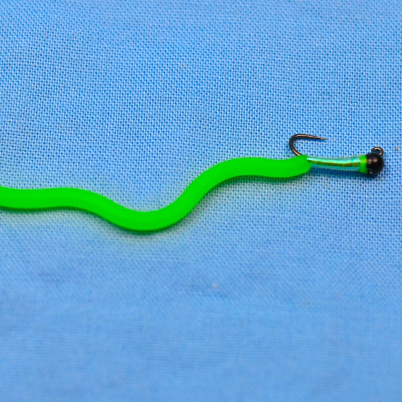 Squirmantor Chartreuse Tungsten Bead