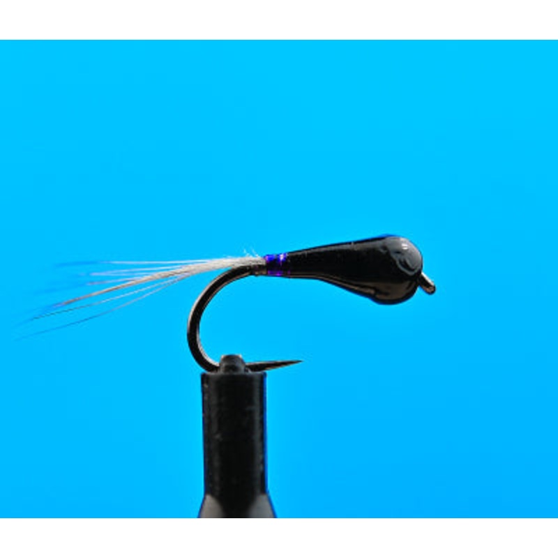 Tungsten Perdigon Black Purple Butt