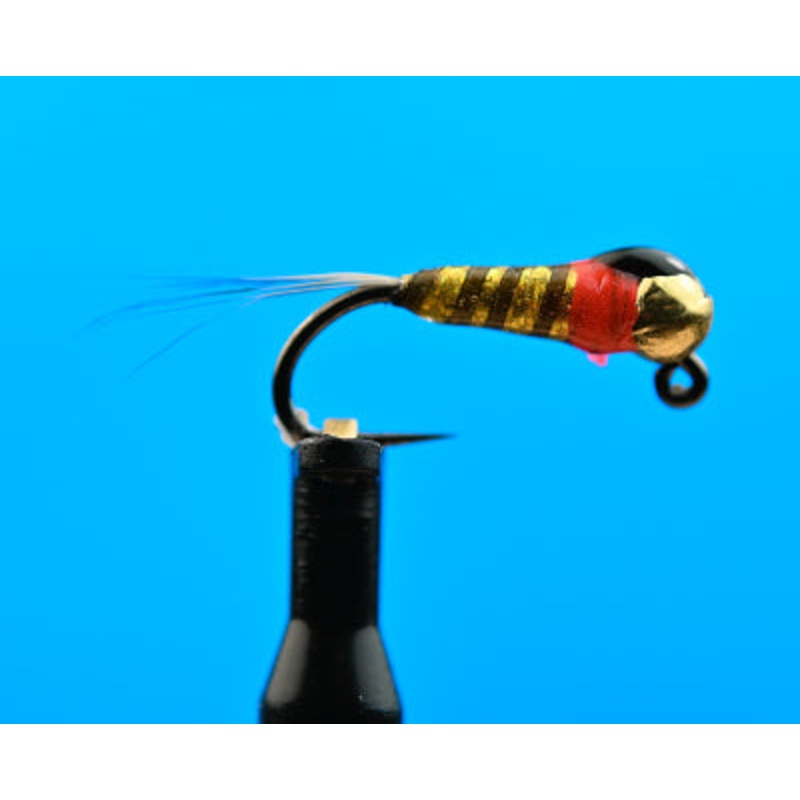 Tungsten Perdigon Peacock Flash