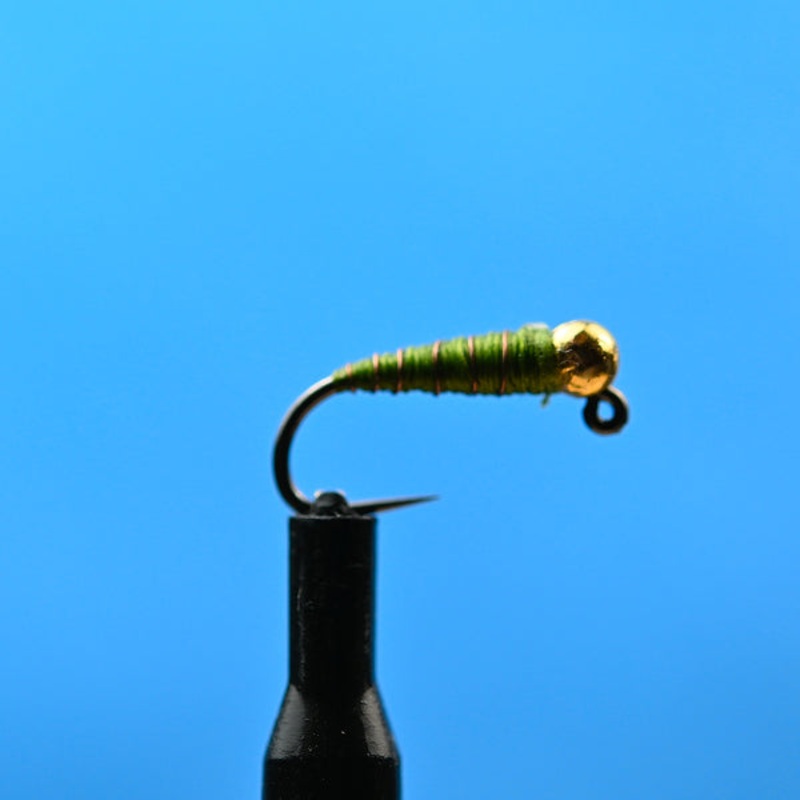Tungsten Zebra Midge olive|16|18|20