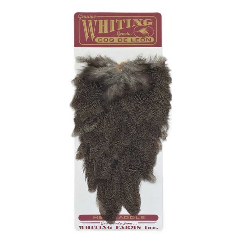 Whiting Farms CDL Hen Saddle|Brown Speckled|Burnt Orange