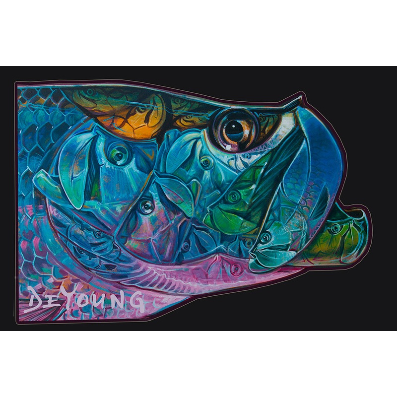 Deyoung Tarpon Kaleidoscope Decal