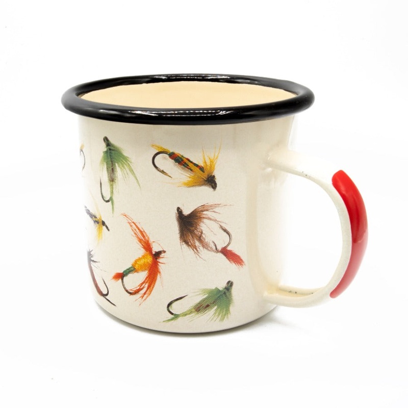 Enamel Mug With Flies|One Size