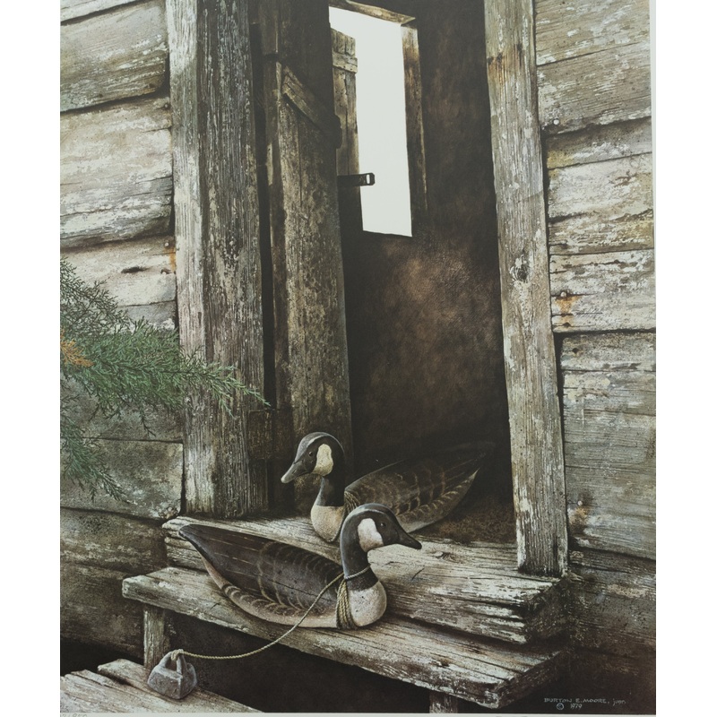 Burton E. Moore, Jr. – Ward Brothers Canadas at Crisfield – Fine Art Print