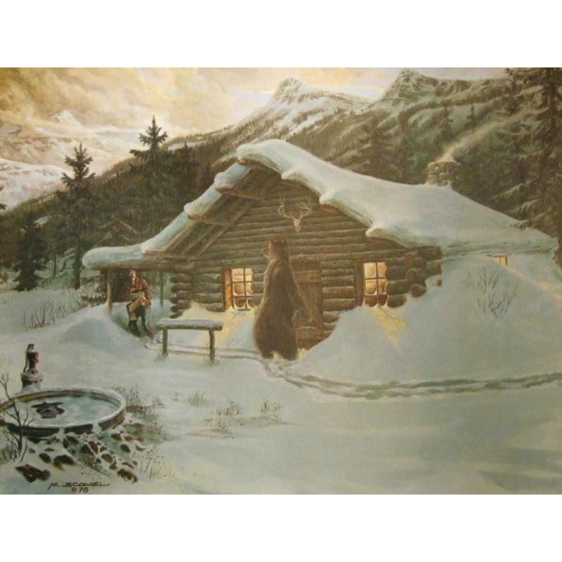 Michael Scovel – Out for Wood, In for Trouble – Fine Art Print