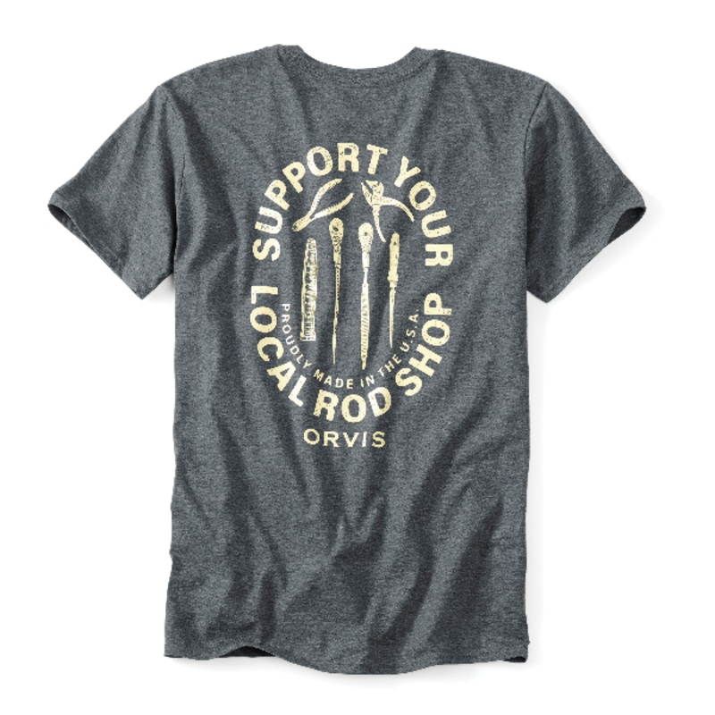 Orvis Men’s Support Your Local Rod Shop Tee