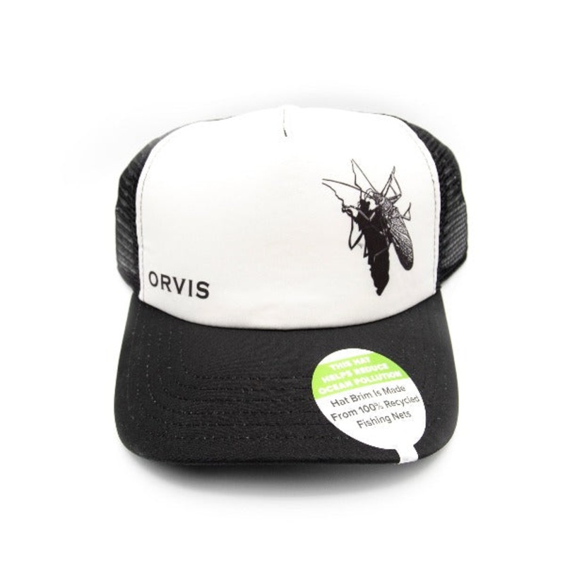 Orvis TJ Stonefly Trucker Cap|White