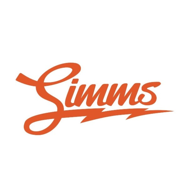 Simms Lightning Sticker|Orange