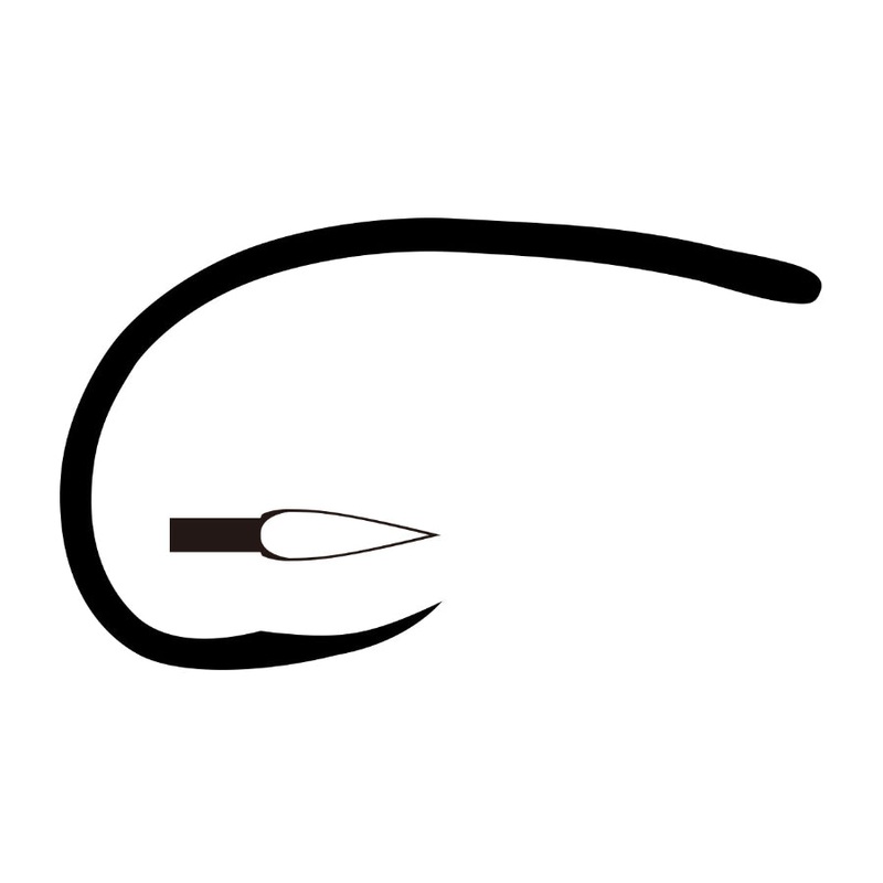 Tiemco TMC-2499SP-BL Barbless Curved Nymph Hook