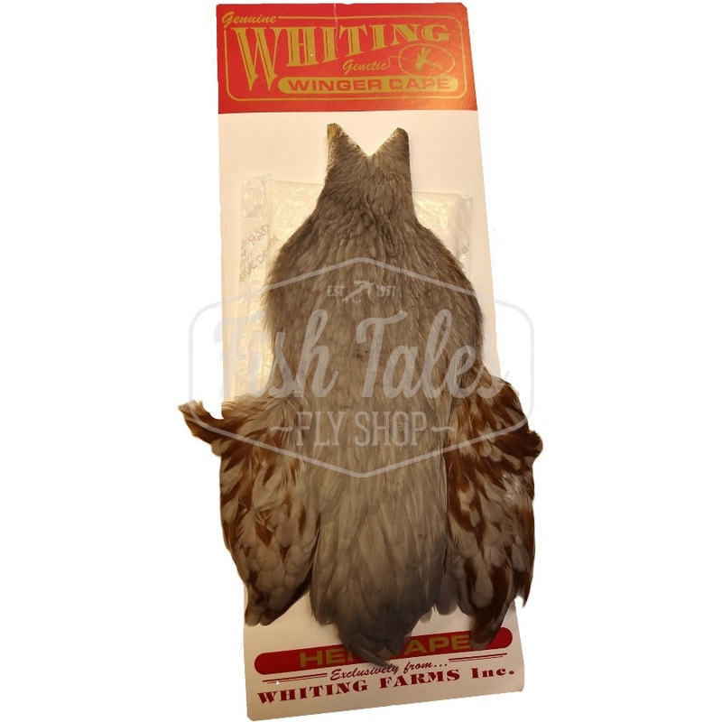 Whiting Farms Winger Hen Cape|Grizzly|Medium Dun