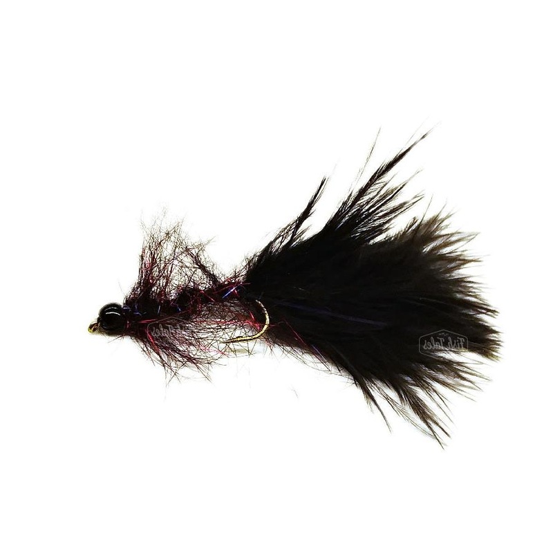 DS Flies Voodoo Dubbing Leech|Black|8