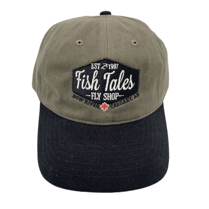 Fish Tales Embroidered Heavy Weight Cotton Twill Cap