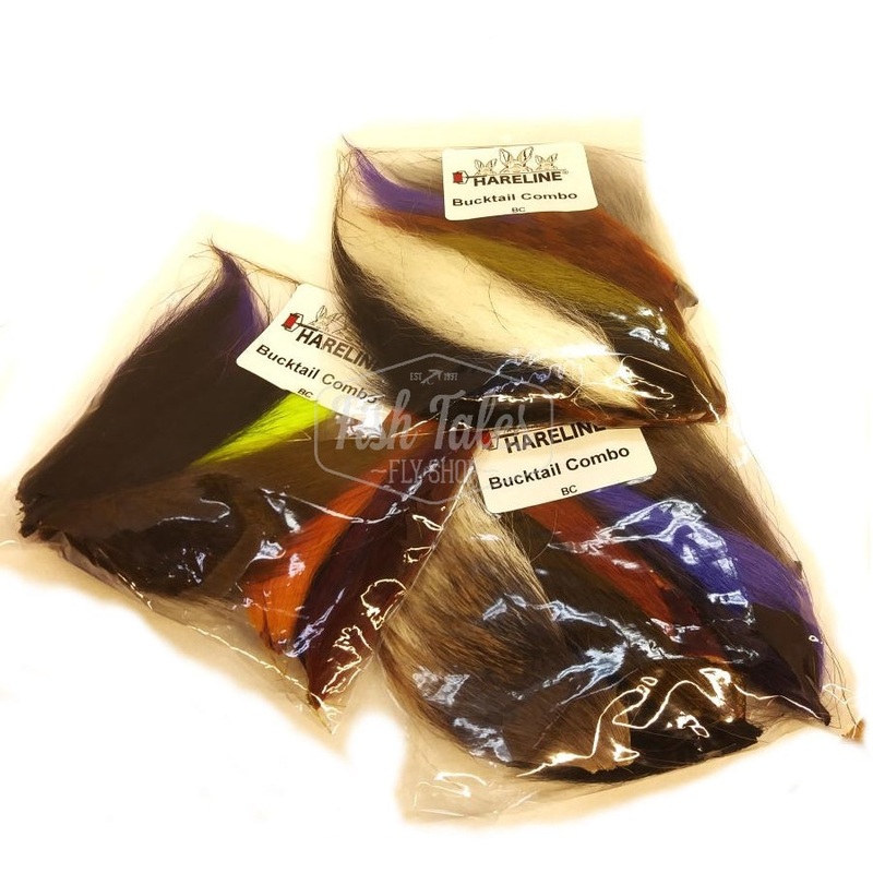 Hareline Bucktail Combo Pack|Assorted
