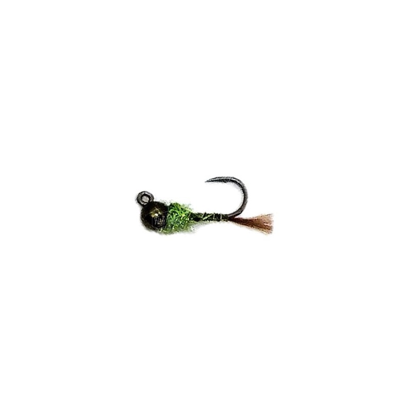 JD Flies BWO Killer Jig Nymph|Olive|14|16