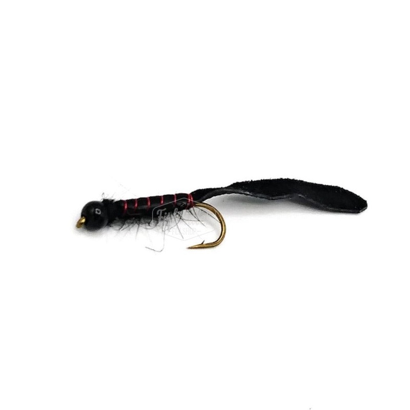 JT Flies Shammy Leech|Black|6