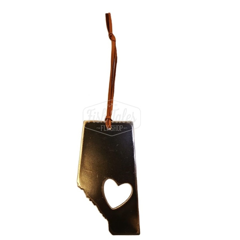 MK Steel Alberta Ornament|I Love Alberta