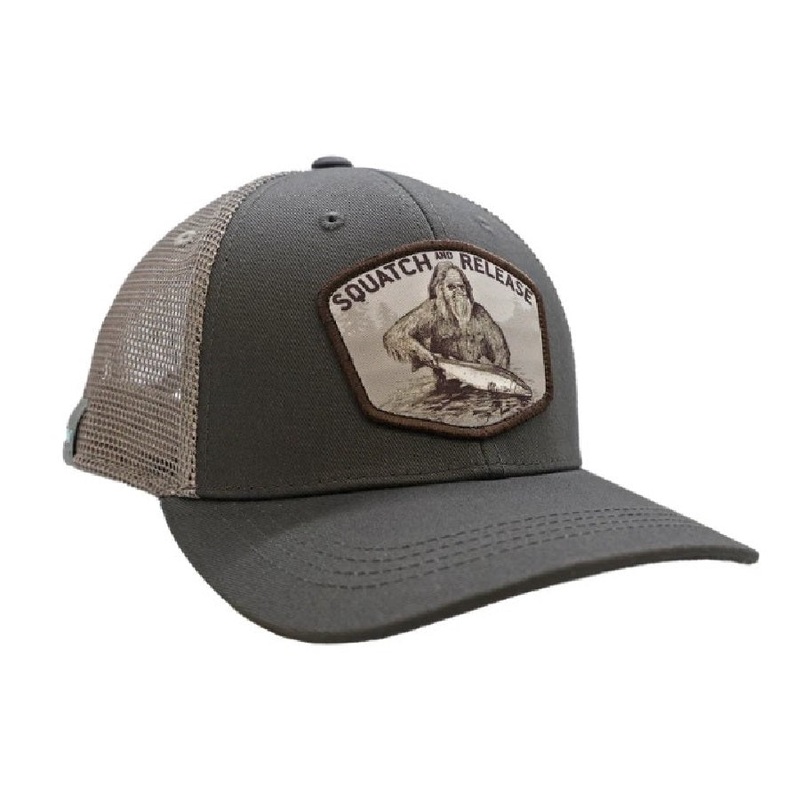 Rep Your Water Squatch and Release Badge Hat