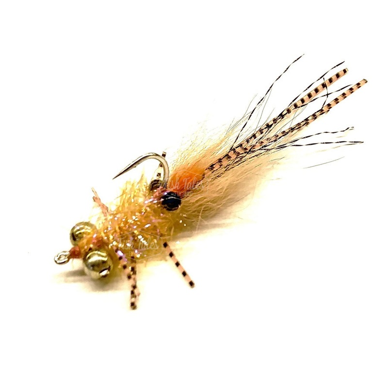 Solitude Flies Pimp Shrimp Saltwater Flats Fly – Light