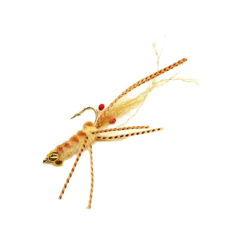 Solitude Flies Popcorn Shrimp Saltwater Fly