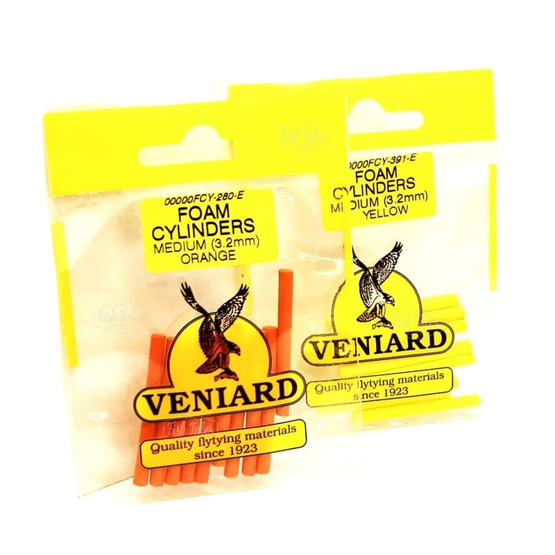 Veniard Foam Cylinders|Orange|Yellow|3.2mm
