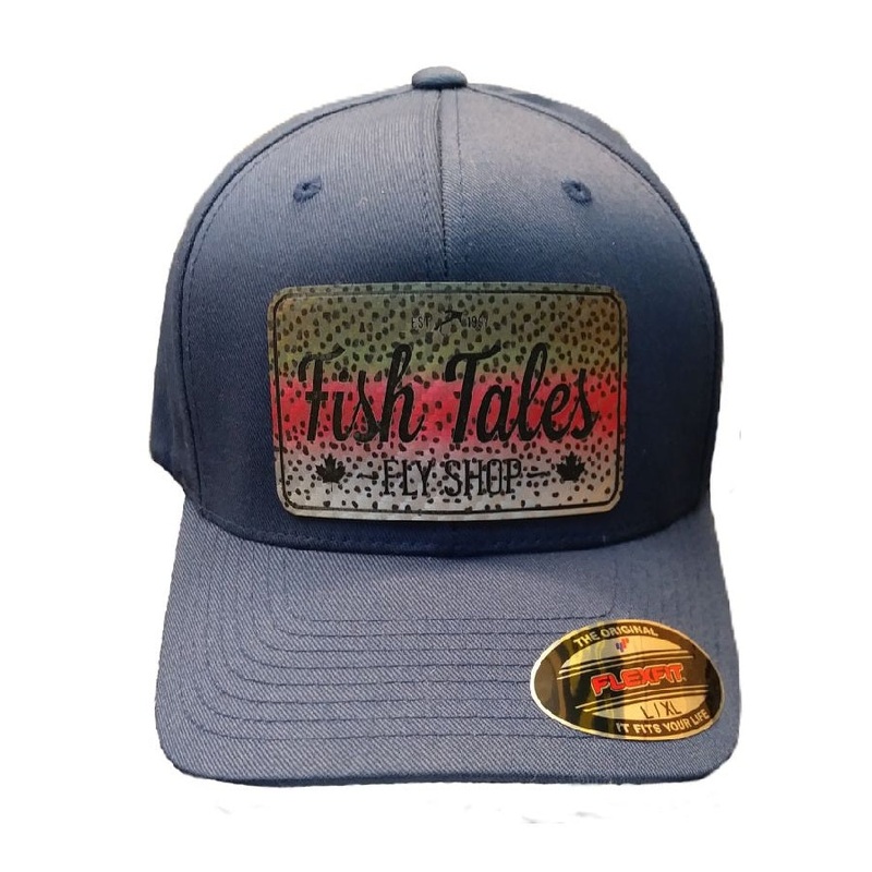 Fish Tales Rainbow Patch Flex Fit Hat