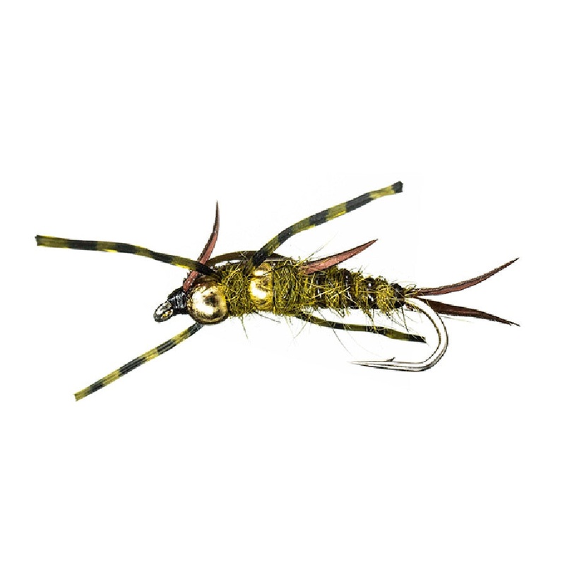 MFC Flies Speckled Double Bead Stone Nymph