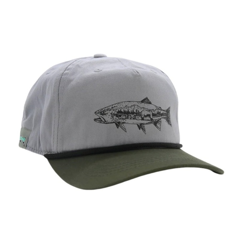 Rep Your Water Grizzly Trout Unstructured 5-Panel Hat