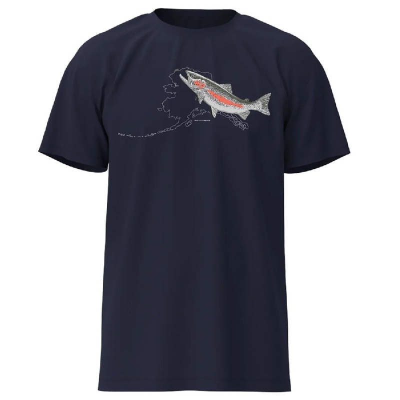 Rep Your Water Men’s Alaska Rising Rainbow Tee