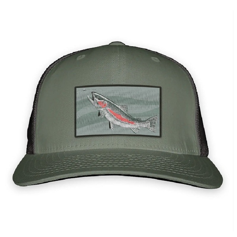 Rep Your Water Rising Rainbow Low Profile Trucker Hat