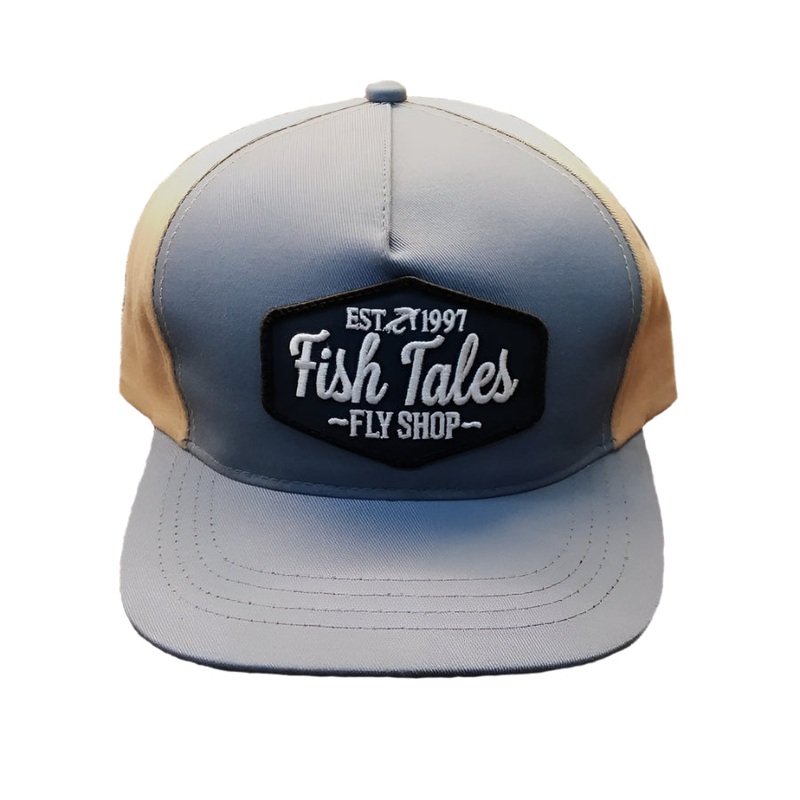 Fish Tales Embroidered Logo Patch 5-Panel Ball Cap