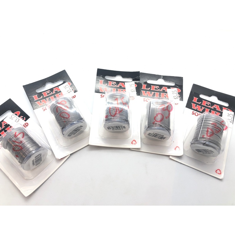Lead Wire|.035|.030|.025|.020|.015