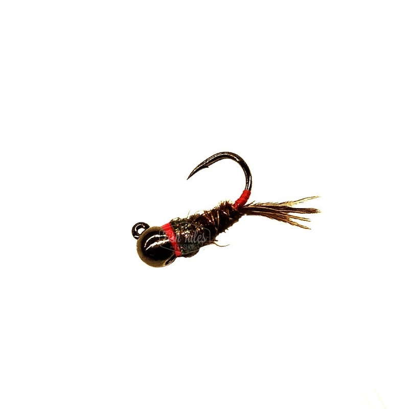 Solitude Flies Tungsten Red Tie Pheasant Tail Jig Nymph