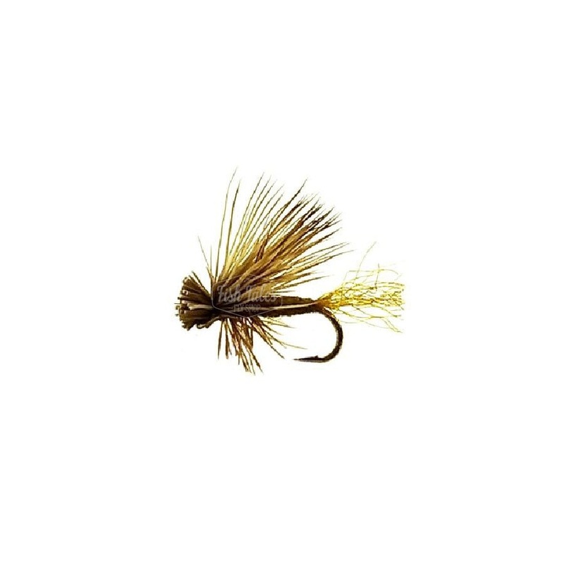 YFG Flies X-Caddis Dry Fly|Olive|14|16