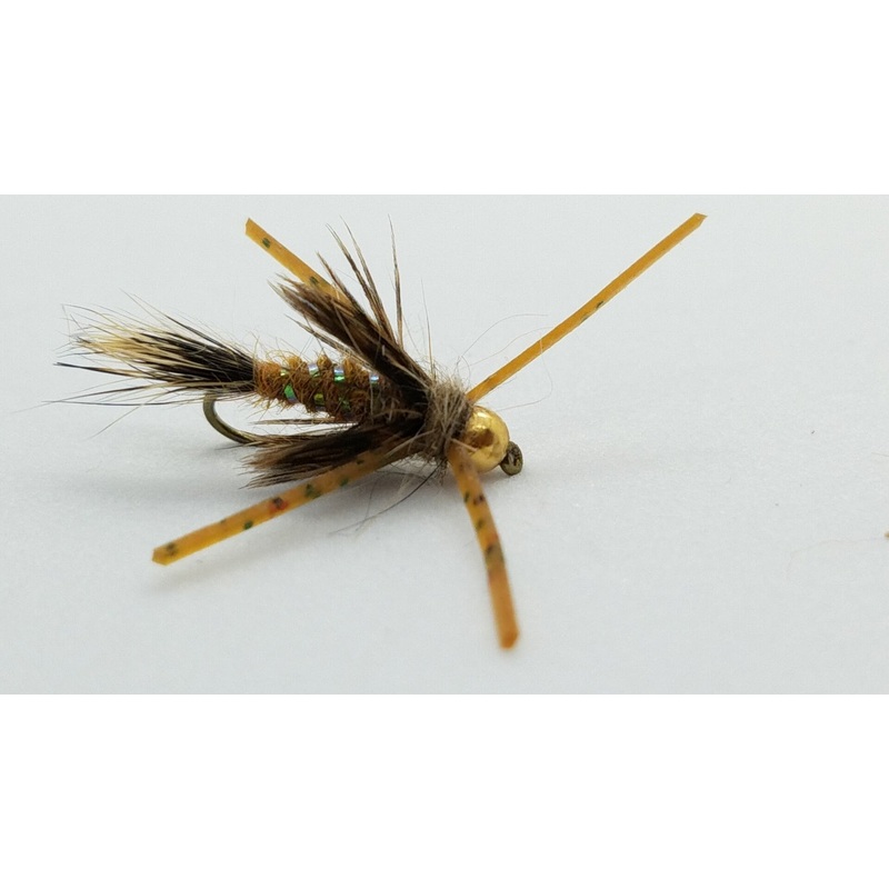 Gold Bead Rubberleg Squirrel Nymph