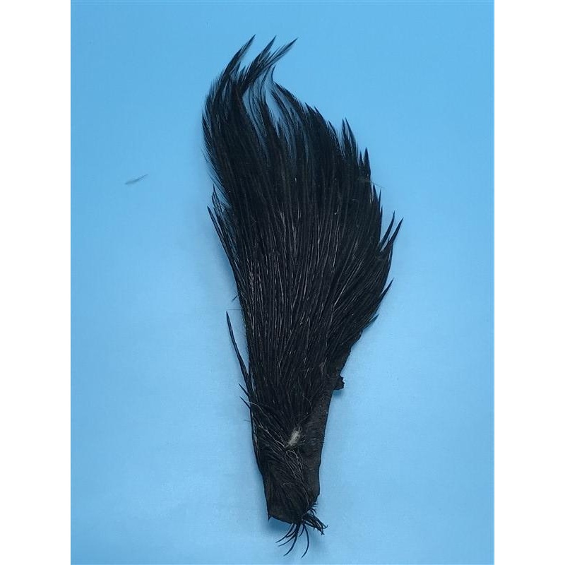 Hareline Dry Neck Chuncks|Black