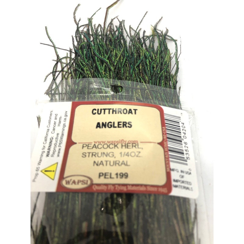 Wapsi Peacock Herl 1/4 Ounce|1/4oz