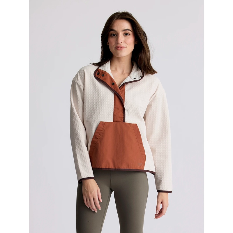 Free Fly Women’s Gridback Fleece Snap Pullover