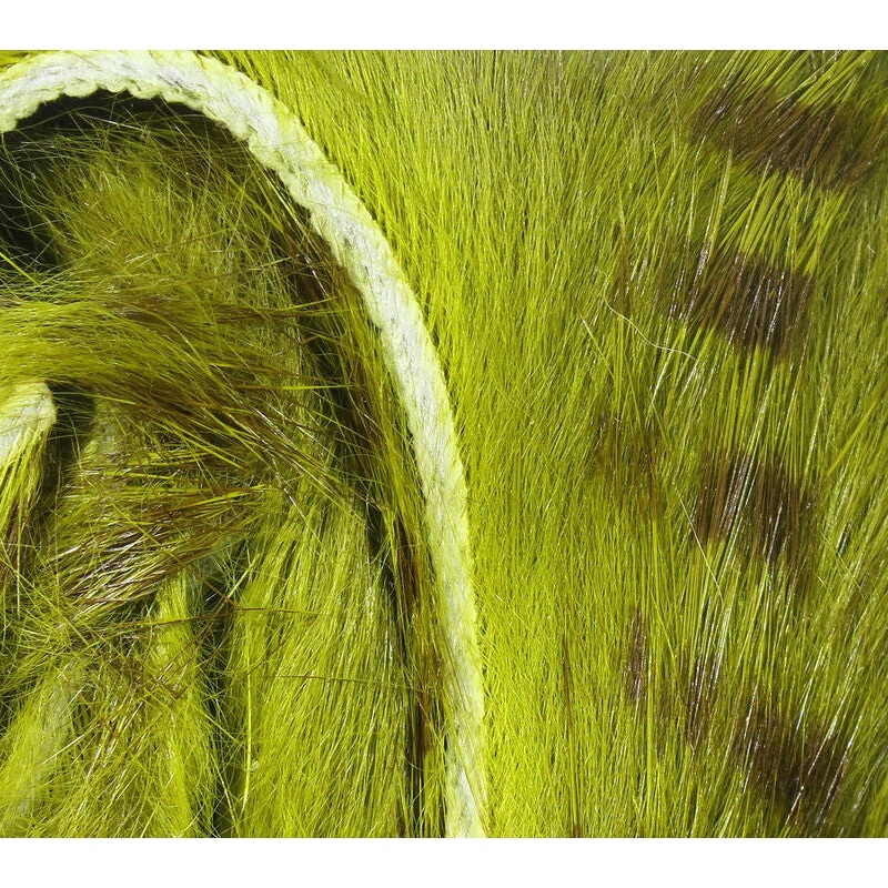 Hareline Dubbin Magnum Brown Barred Rabbit Strips