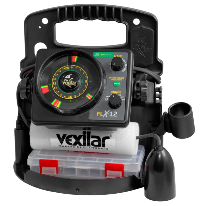 Vexilar FLX12 with 12 Degree Ice Ducer ON SALE 40% OFF!