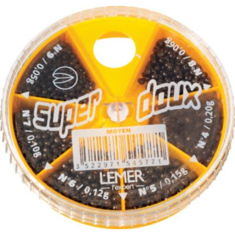 Anglers Accessories Super Soft Weight 6 Slot Dispenser (Yellow)