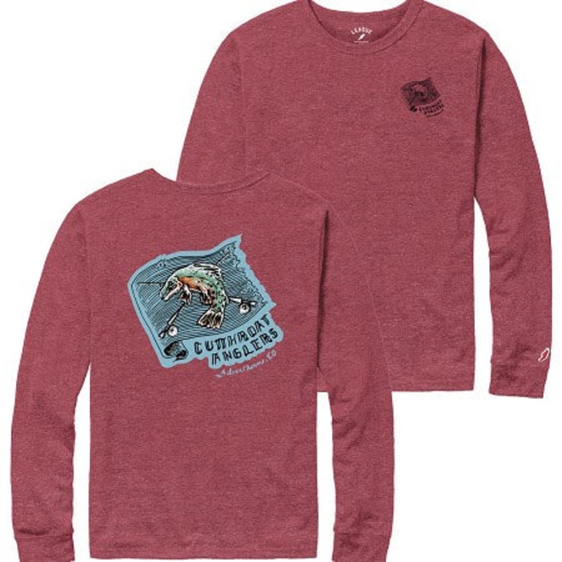 League Victory Falls Long Sleeve Tee – Jacob Lutz  OG Flag Art