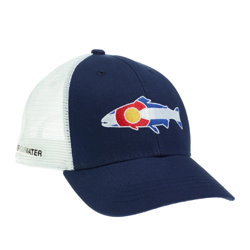 Rep Your Water Colorado Flag Trout Hat Standard Fit