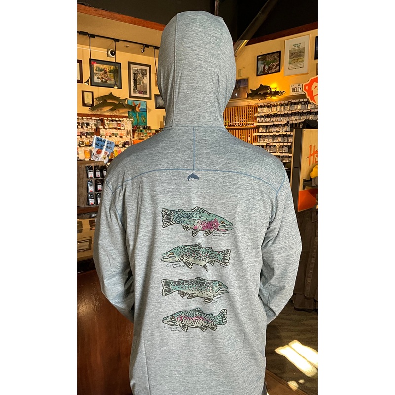 Simm’s Men’s Solarflex Cooling Hoody W/ Jacob Lutz Grand Slam Art