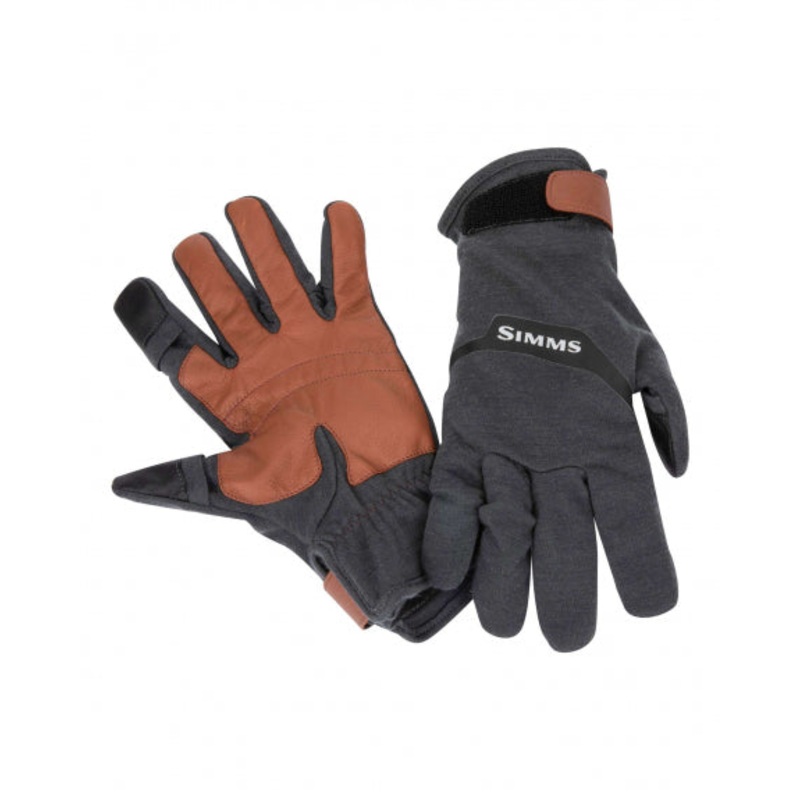 Simms Lightweight Wool Flex Glove Carbon