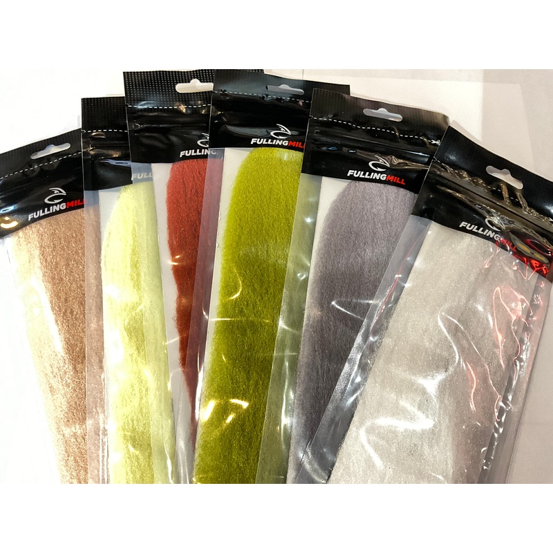 Ultra Dry Yarn|White|Lt. Dun|Lt. Tan|Pale Yellow|Bright Yellow Olive|Rusty|Fl. Orange|Fl. Green