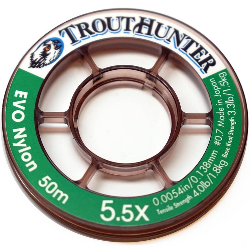 TROUTHUNTER EVO NYLON TIPPET|3x|4x|5x|6x|7x|8x